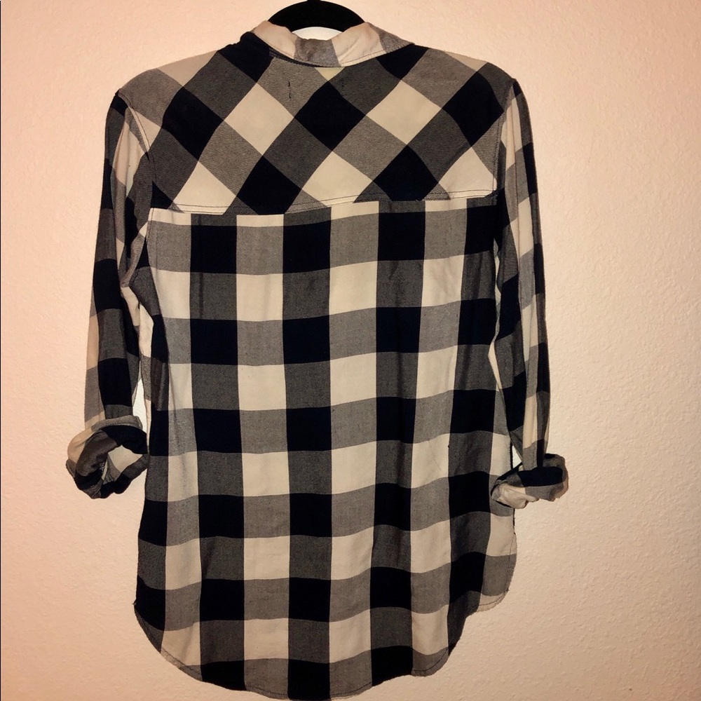 A&F Blue Plaid - Picture 4 of 5